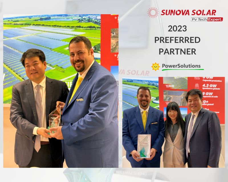 Best Partner 2023 Sunova Solar